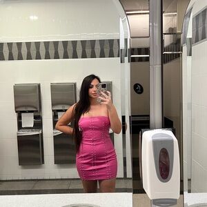 Fashion Nova Pink Mini Dress